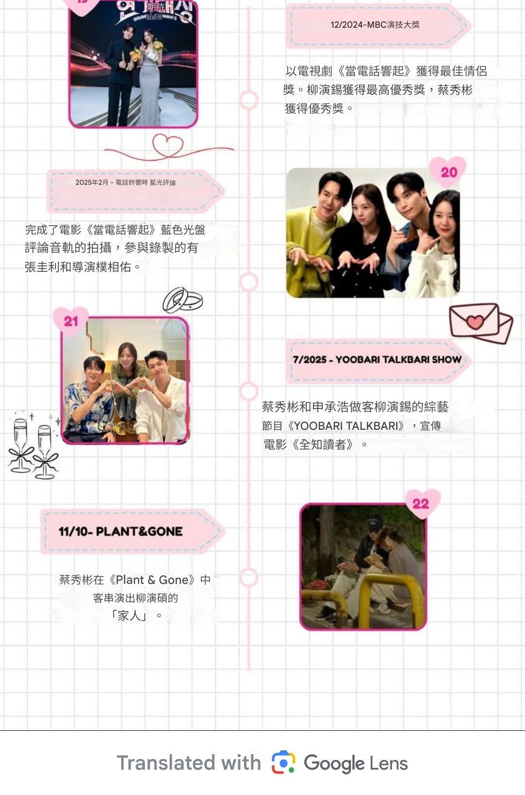 Behind-the-scenes cut of Chae Soobin