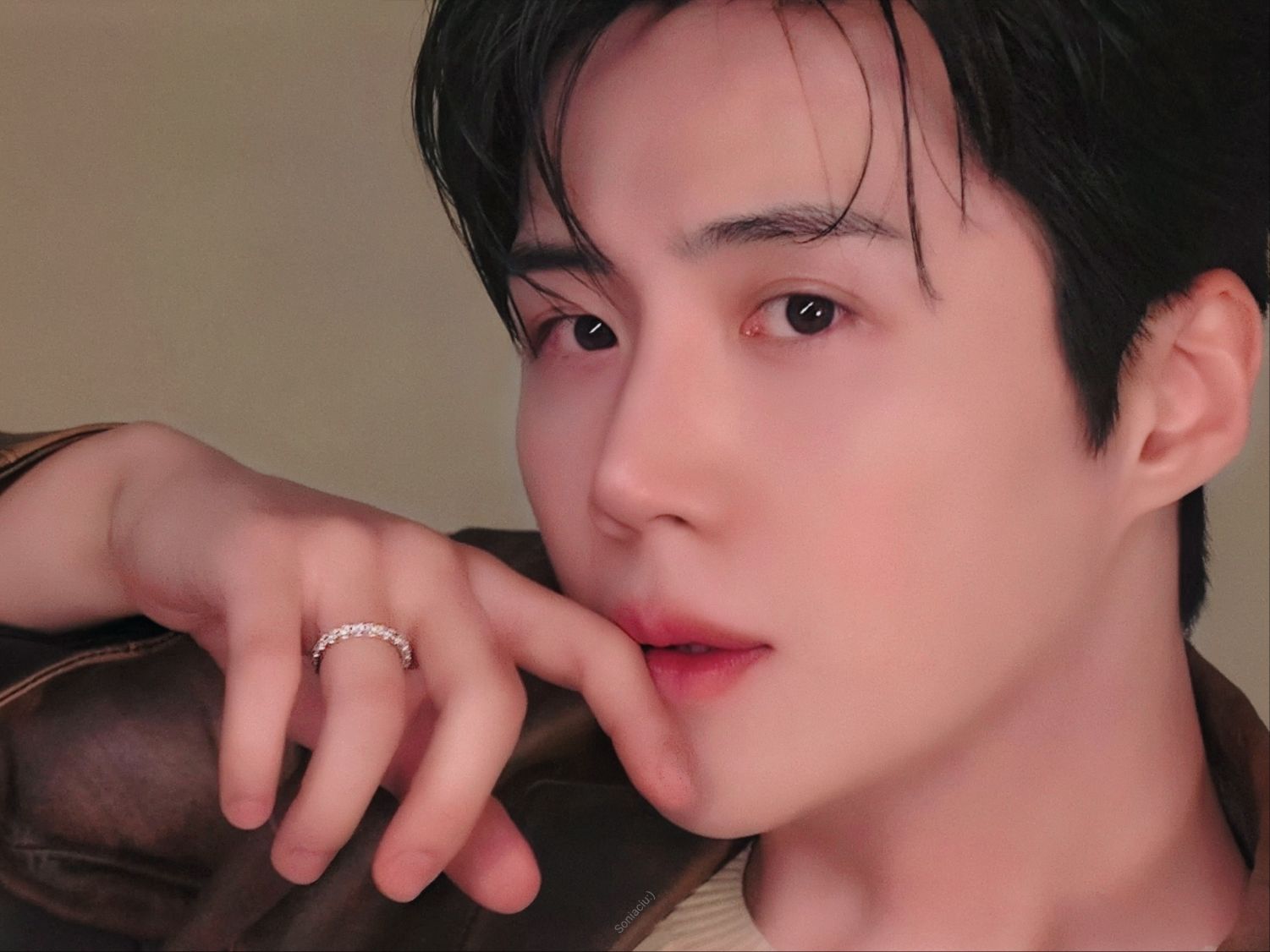 A moment captured by a fan of Kim Seonho