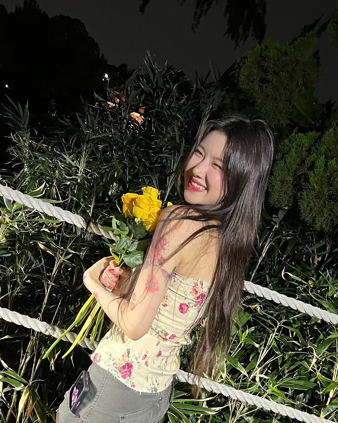 Recent activity shot of Baek Yerin