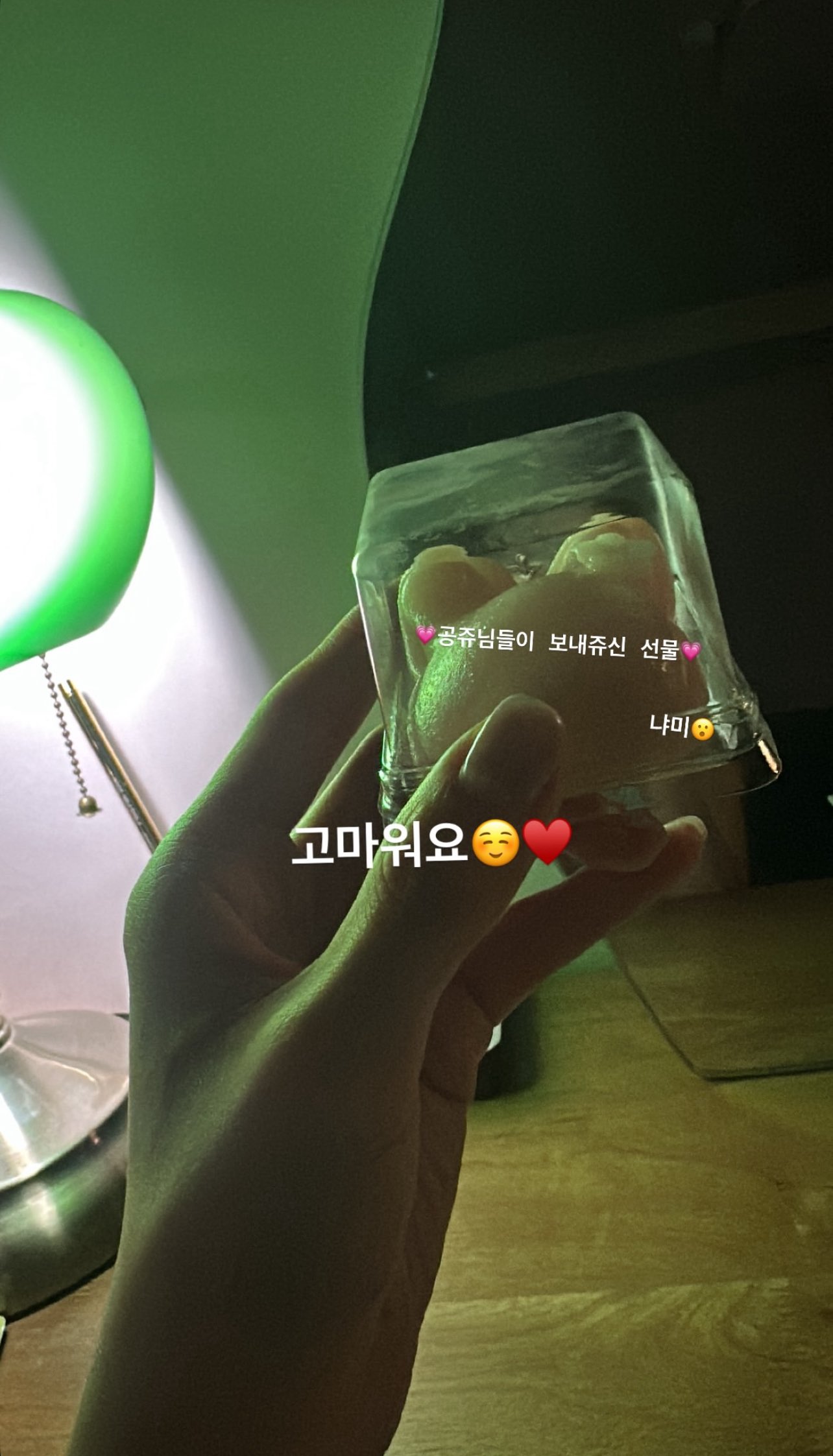 Behind-the-scenes cut of Lee Seyoung