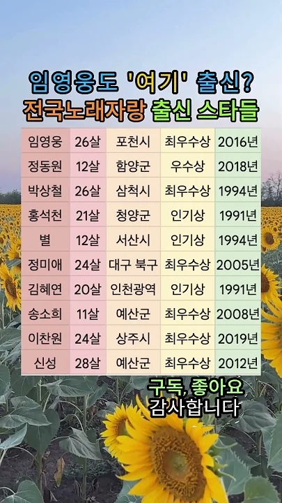 이찬원 팬이 찍은 순간