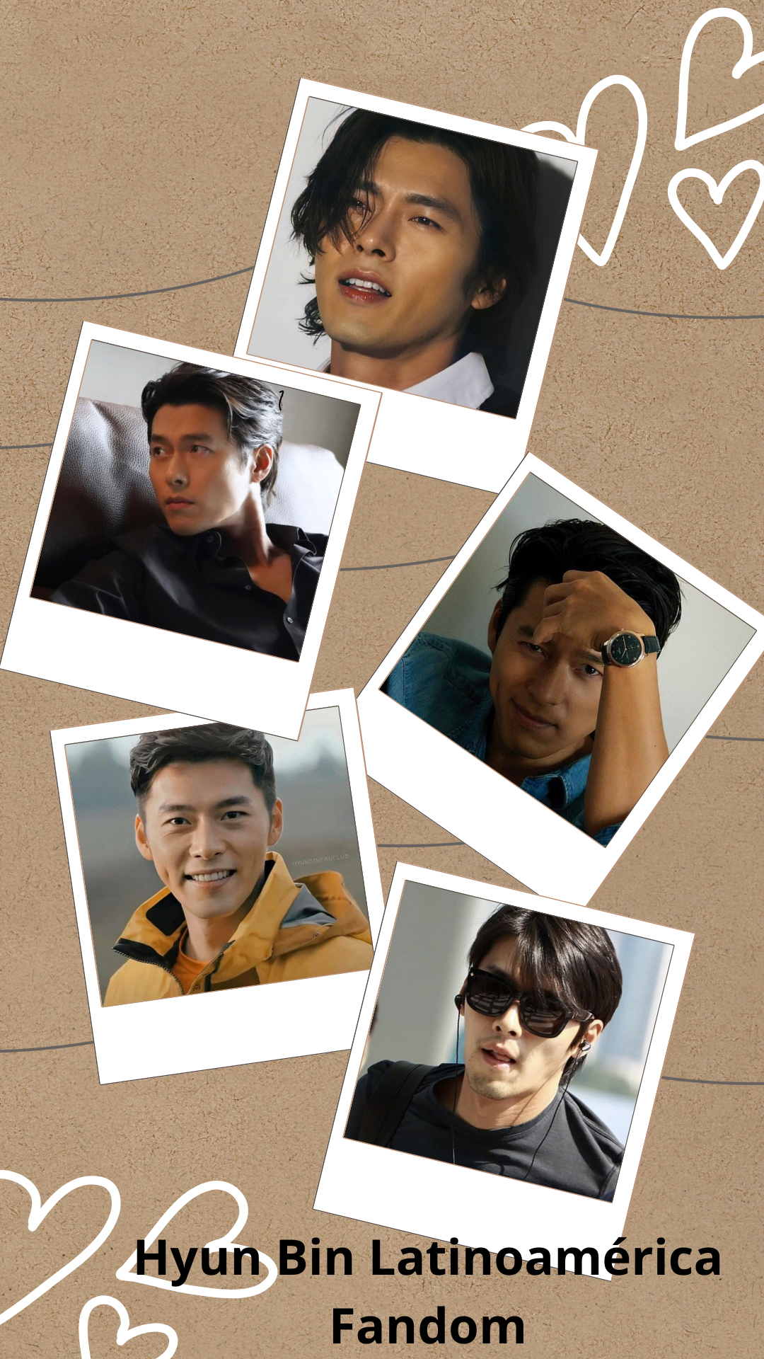 Special wallpaper made by Hyun Bin's fans