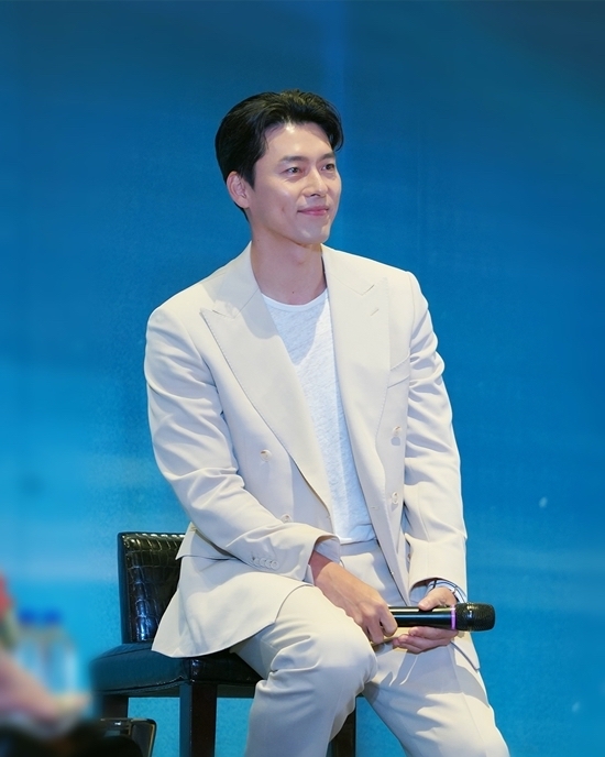 Recent activity shot of Hyun Bin