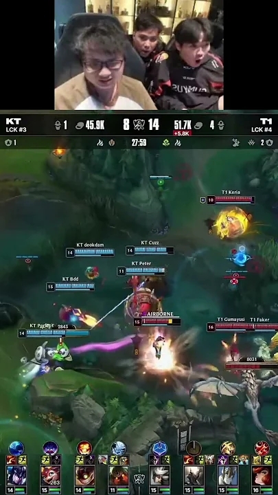 Recent activity shot of Gumayusi