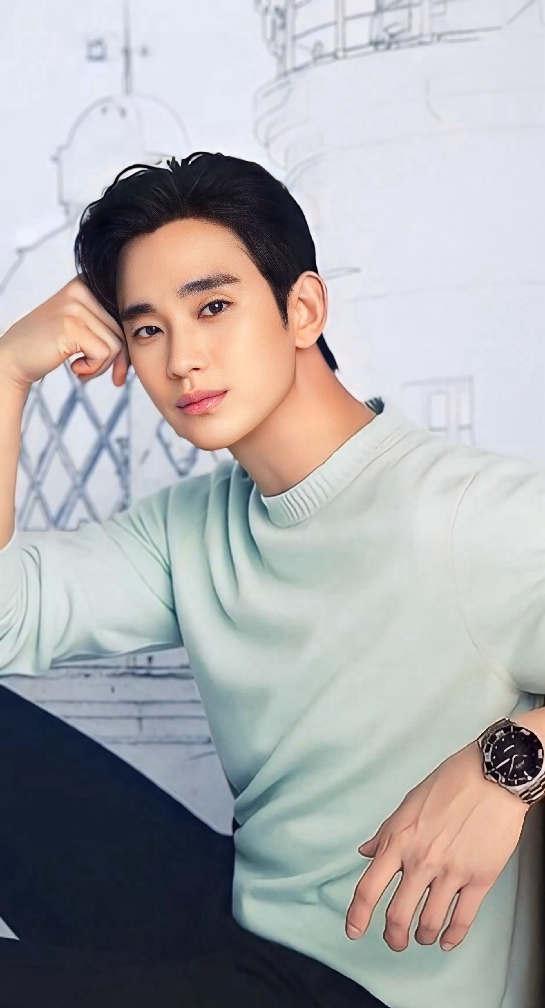 A moment captured by a fan of Kim Soohyun