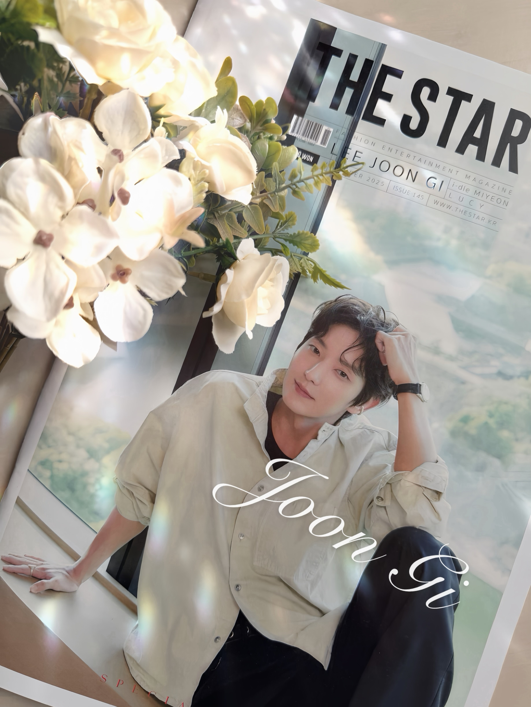 Behind-the-scenes cut of Lee Joongi