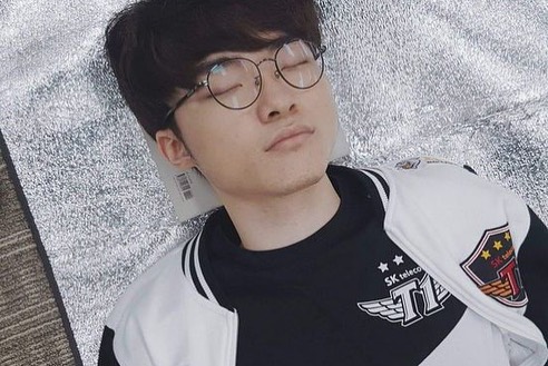 A moment captured by a fan of Faker