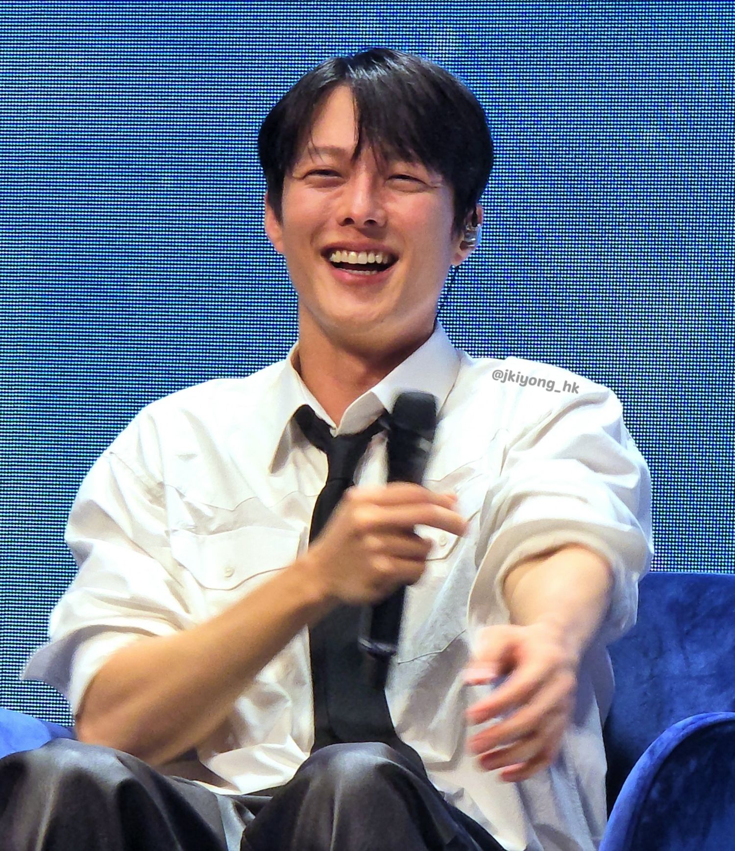 A moment captured by a fan of Jang Kiyong