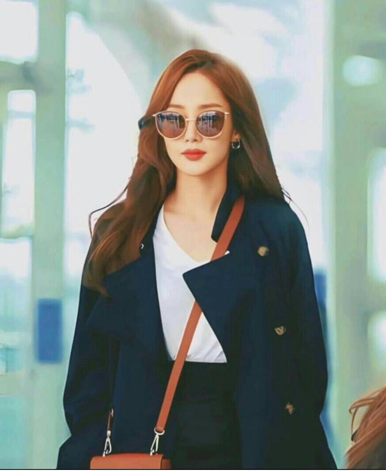 粉絲拍下的朴敏英瞬間