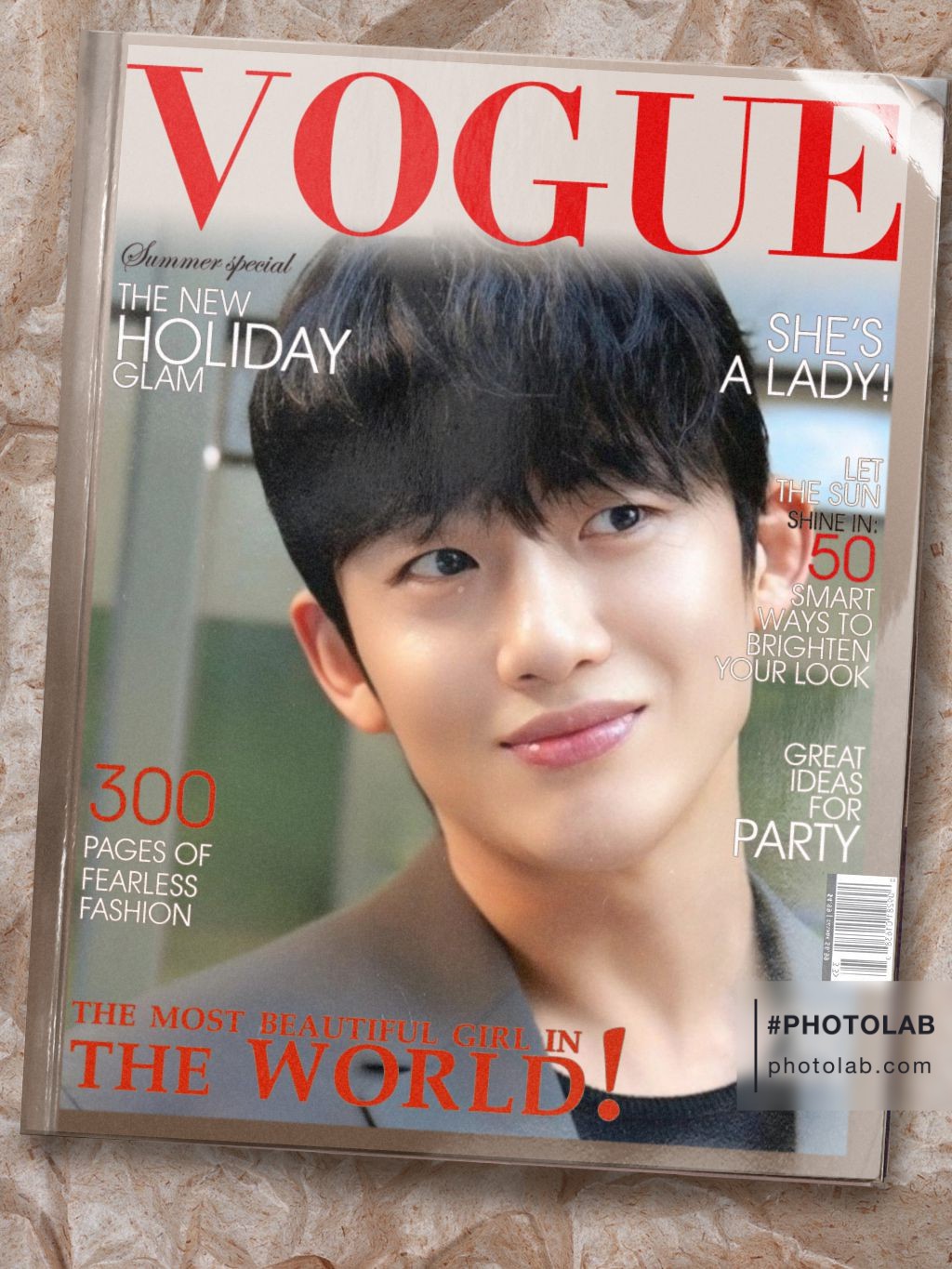 Behind-the-scenes cut of Shin Seungtae