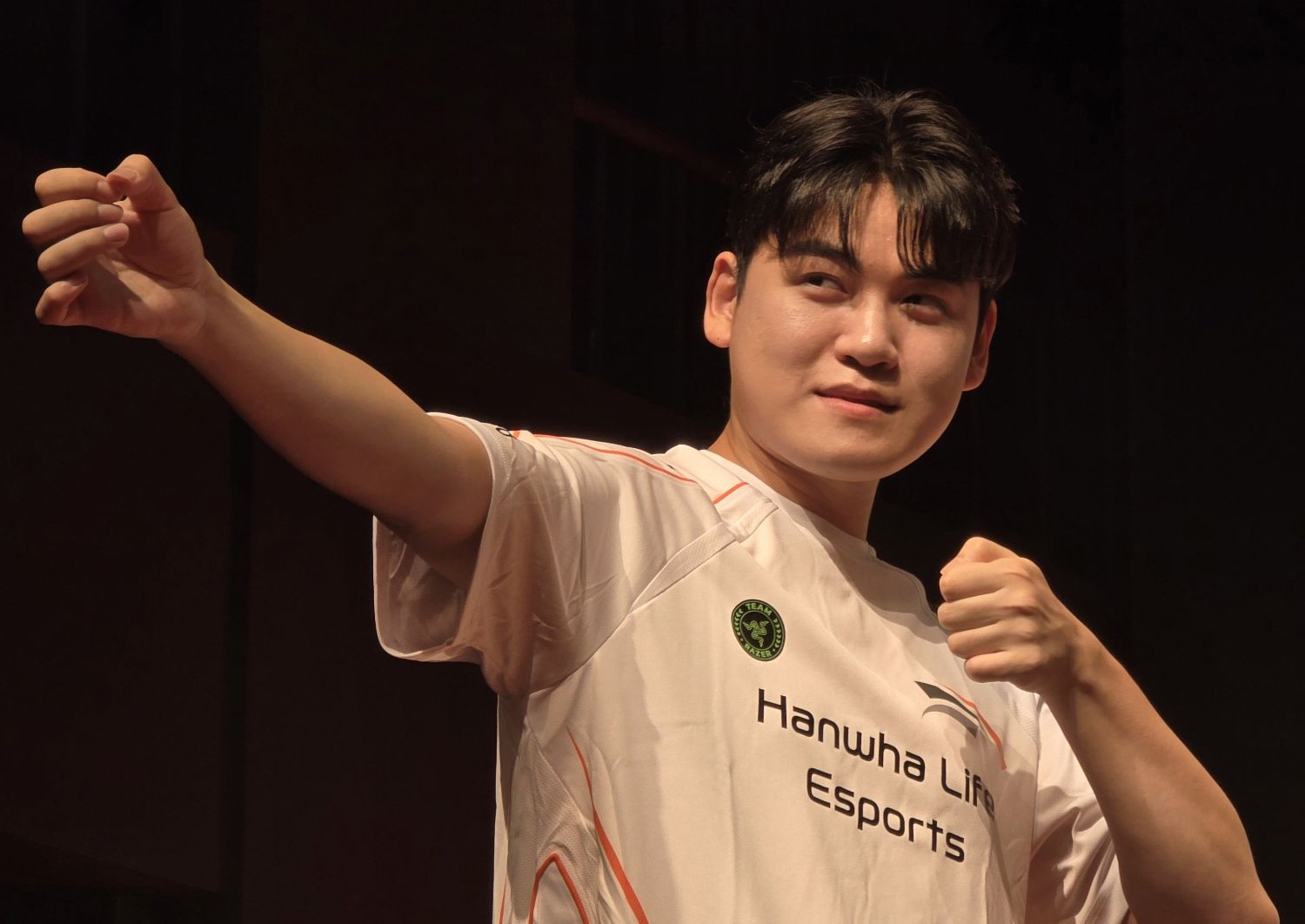 Recent activity shot of Gumayusi