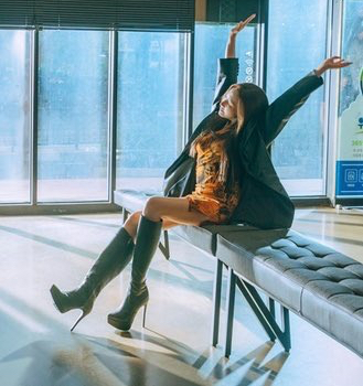 A moment captured by a fan of Park Minyoung