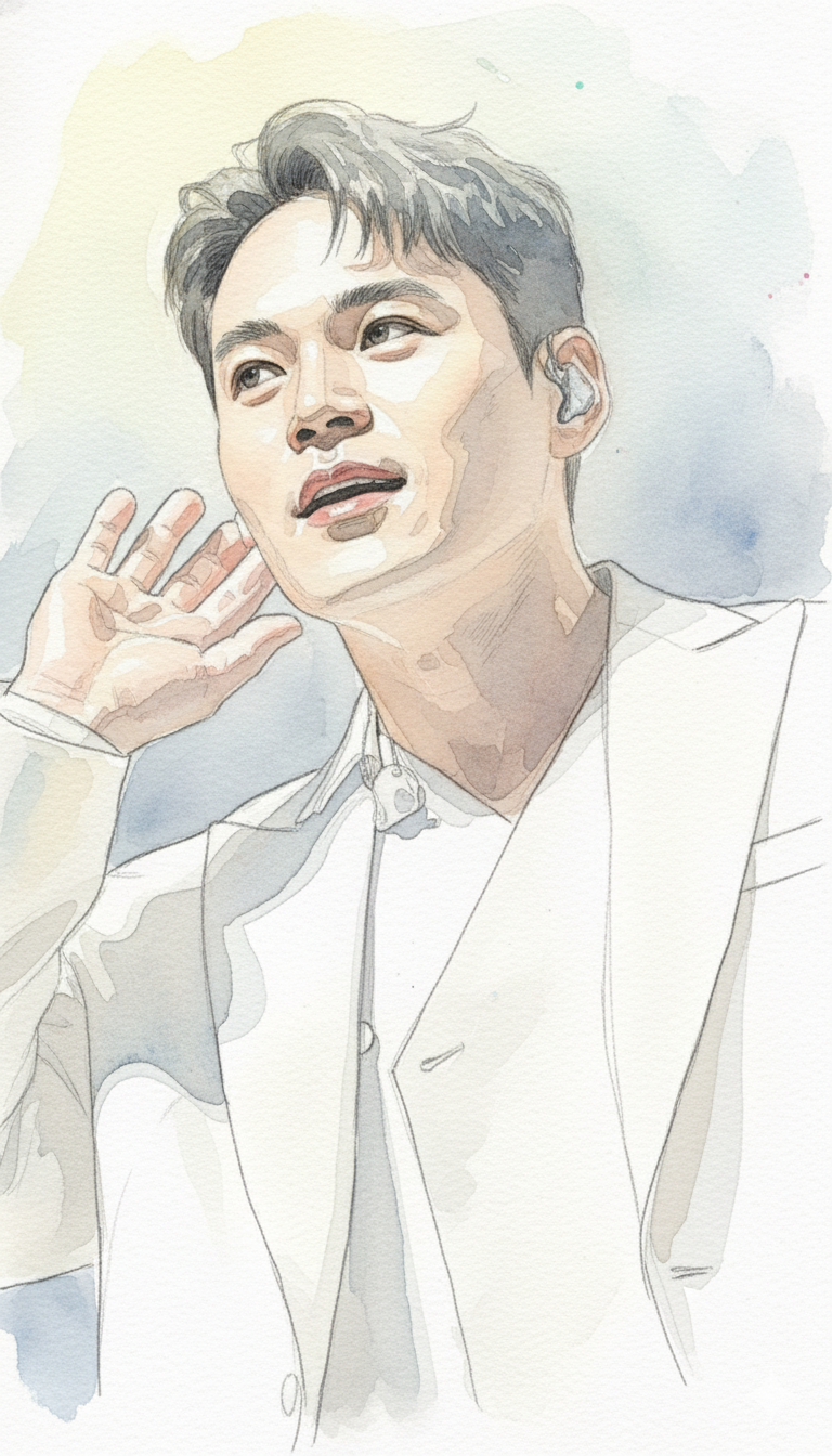 Behind-the-scenes cut of Lee Jung