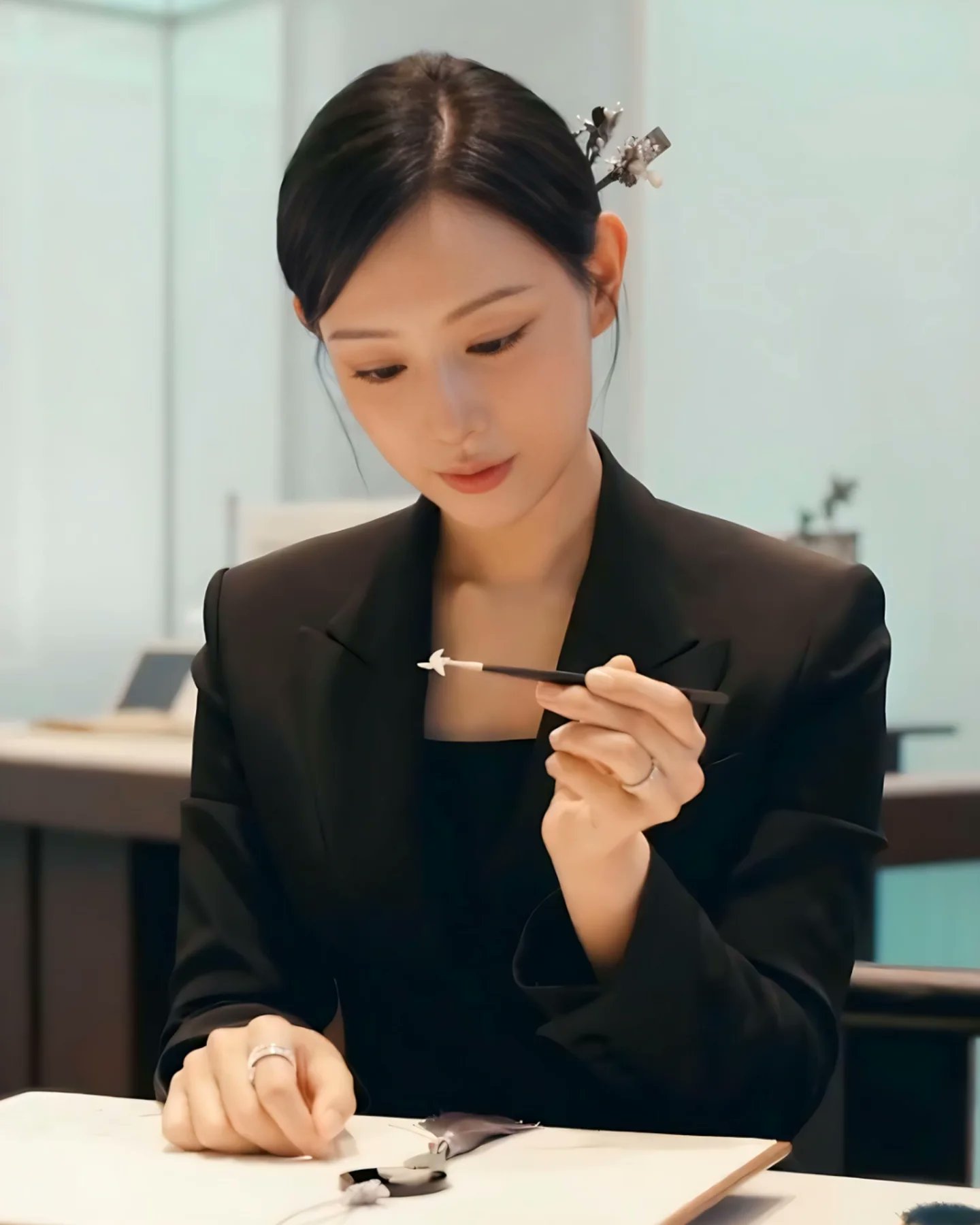 A moment captured by a fan of Kim Jiwon