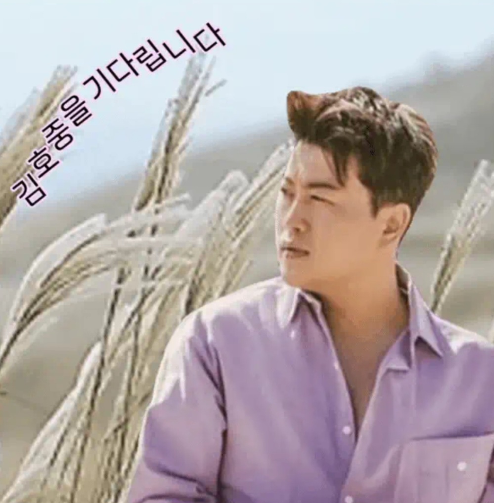 Recent activity shot of Kim Hojoong