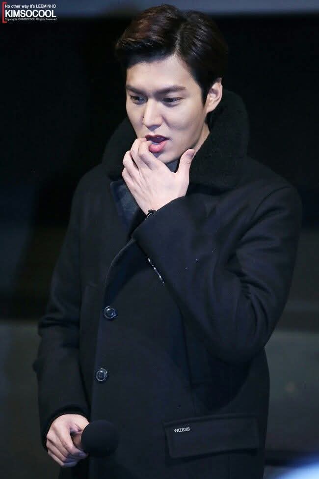 Recent activity shot of Lee Minho