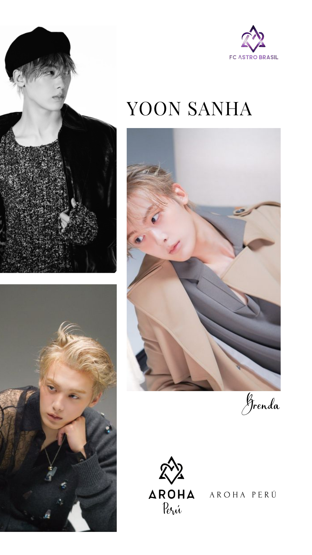 Emotional wallpaper shared by fans for Yoon Sanha
