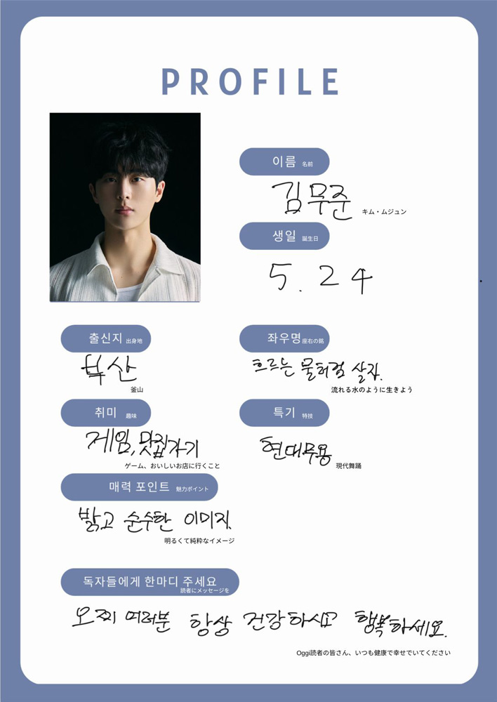 Behind-the-scenes cut of Kim Mujun