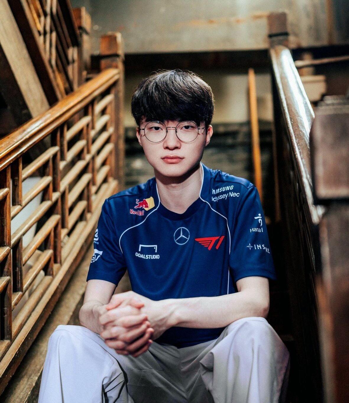 Recent activity shot of Faker