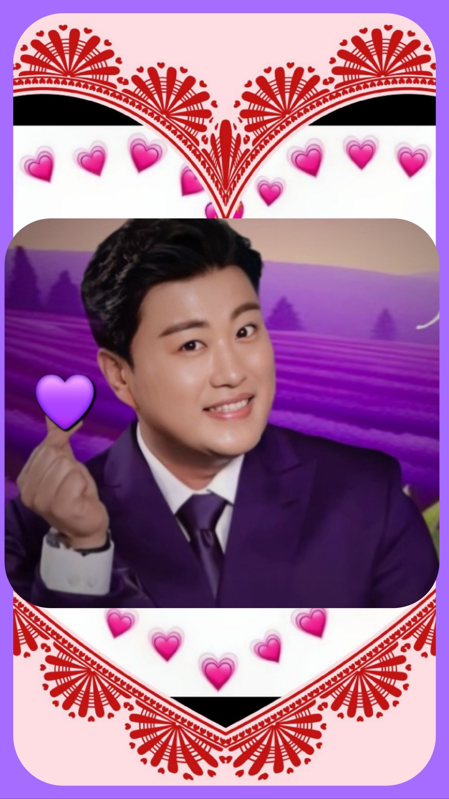 Emotional wallpaper shared by fans for Kim Hojoong