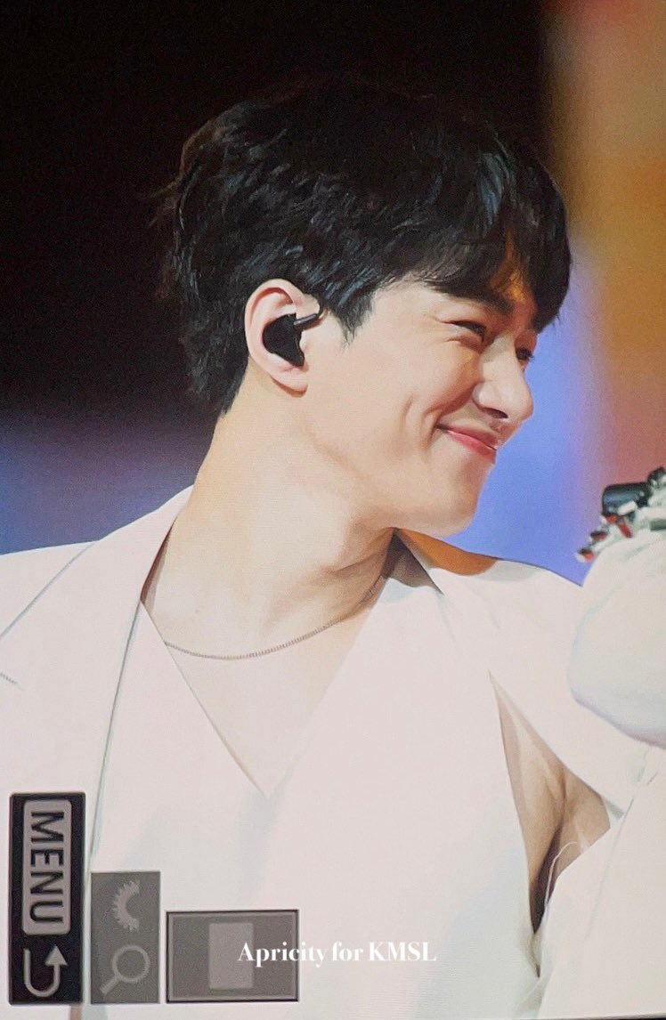 Recent activity shot of Kim Myungsoo (L)