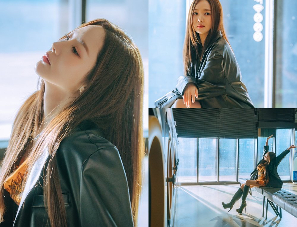 Behind-the-scenes cut of Park Minyoung