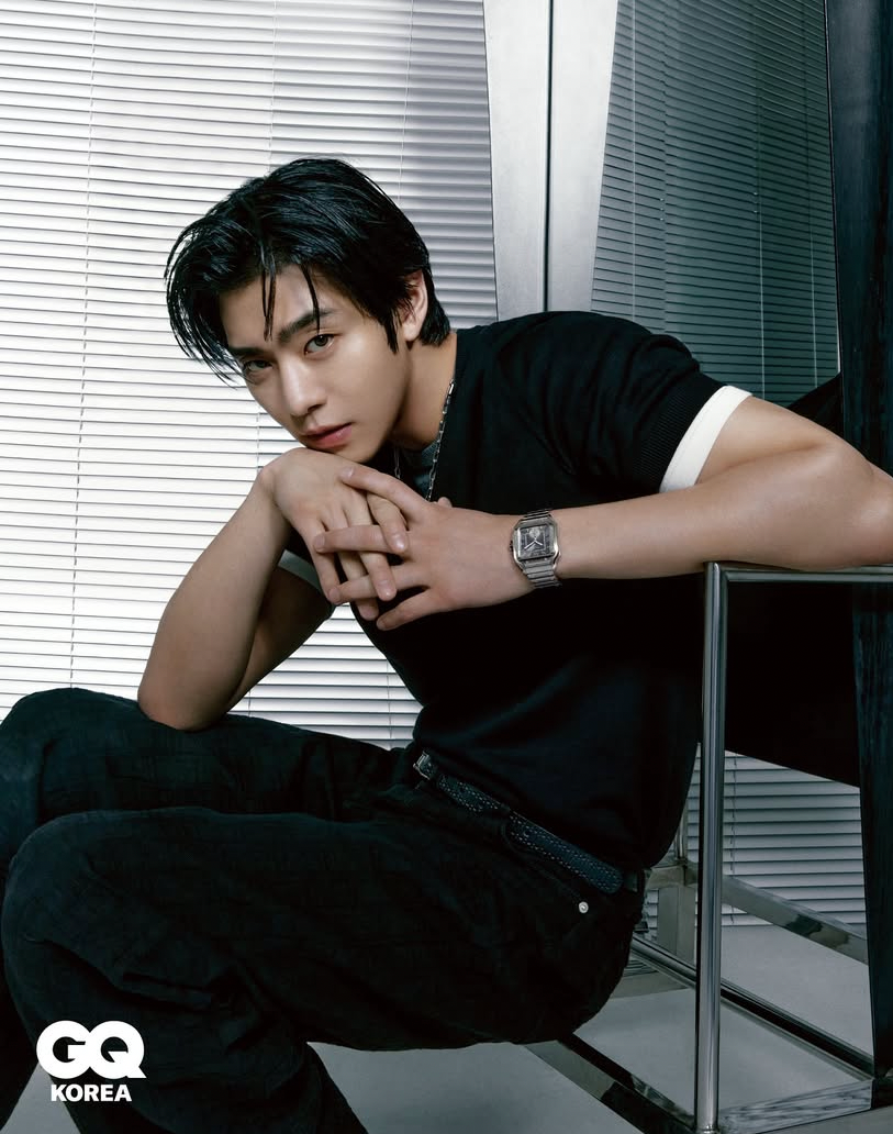A moment captured by a fan of Ahn Hyoseop