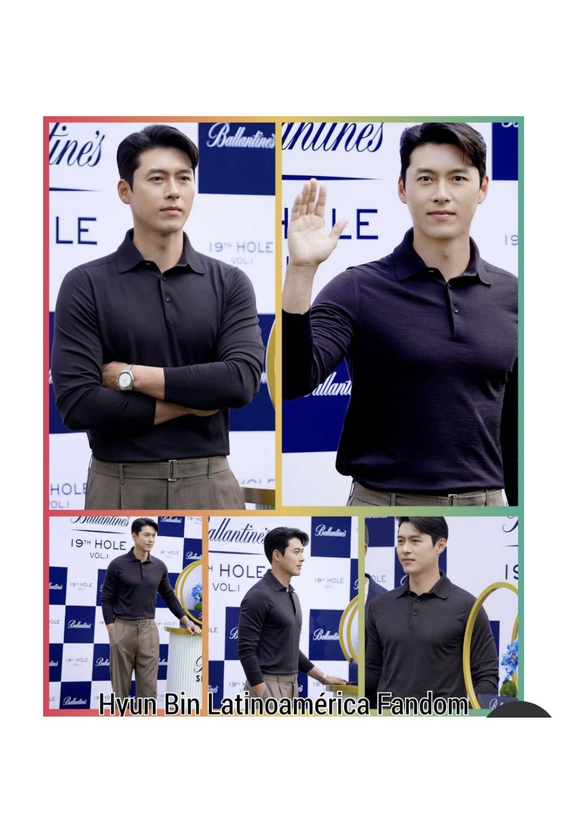 Recent activity shot of Hyun Bin