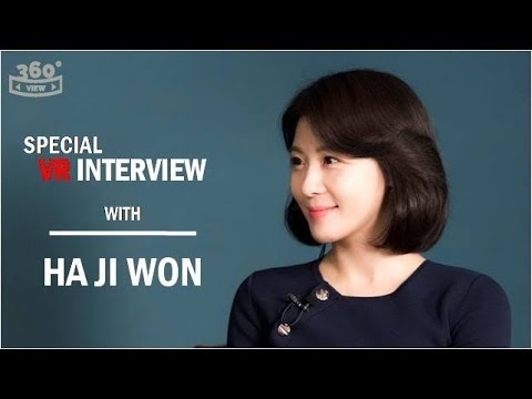 Behind-the-scenes cut of Ha Jiwon