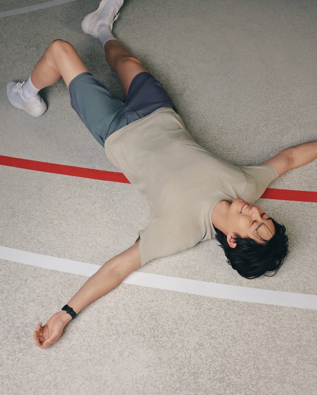 Behind-the-scenes cut of Park Seojoon