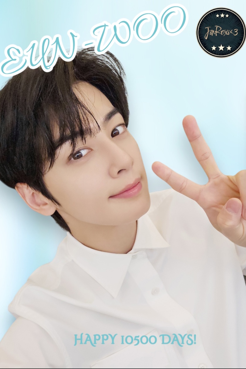 Behind-the-scenes cut of Cha Eunwoo