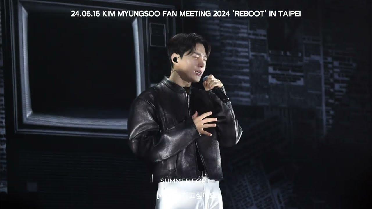 A moment captured by a fan of Kim Myungsoo (L)