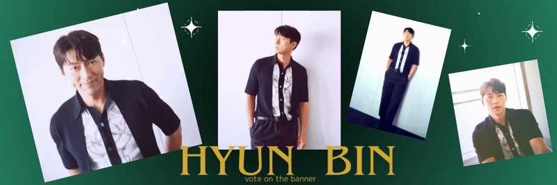 Recent activity shot of Hyun Bin