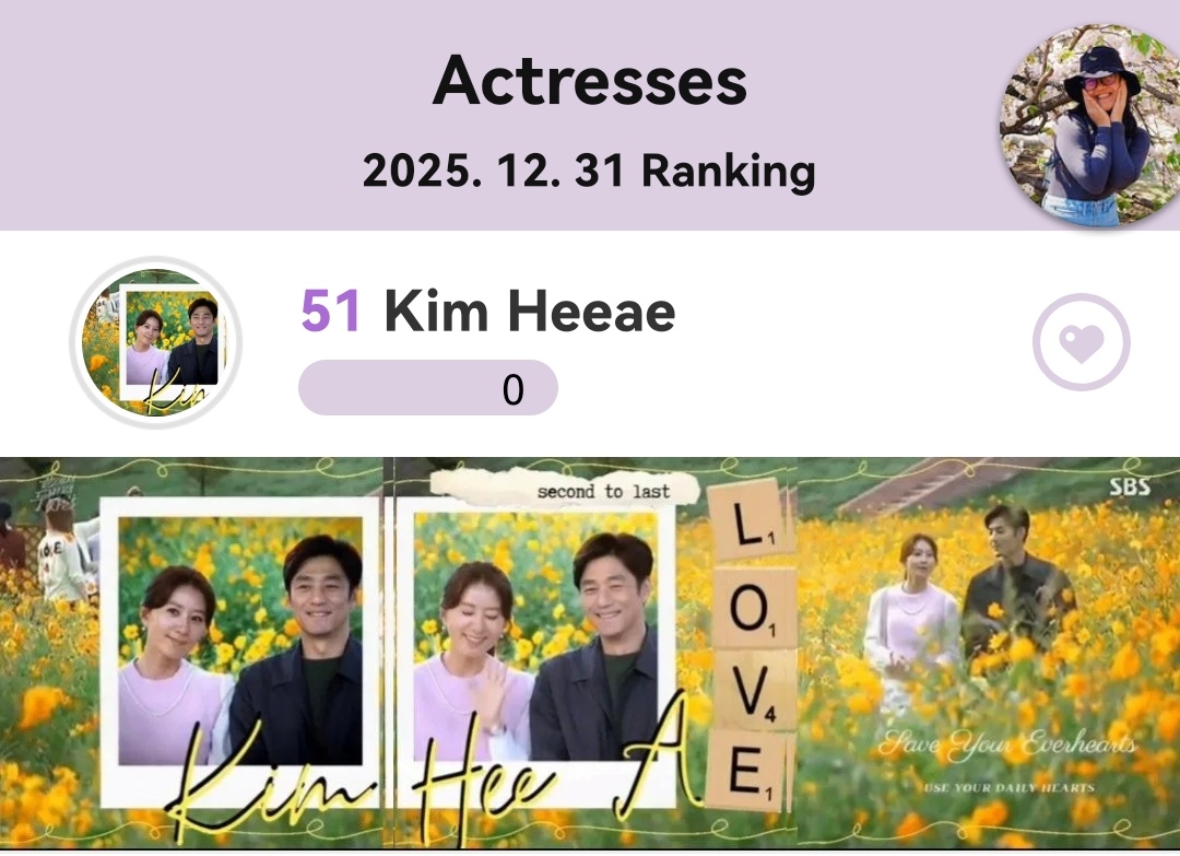 Recent activity shot of Kim Heeae