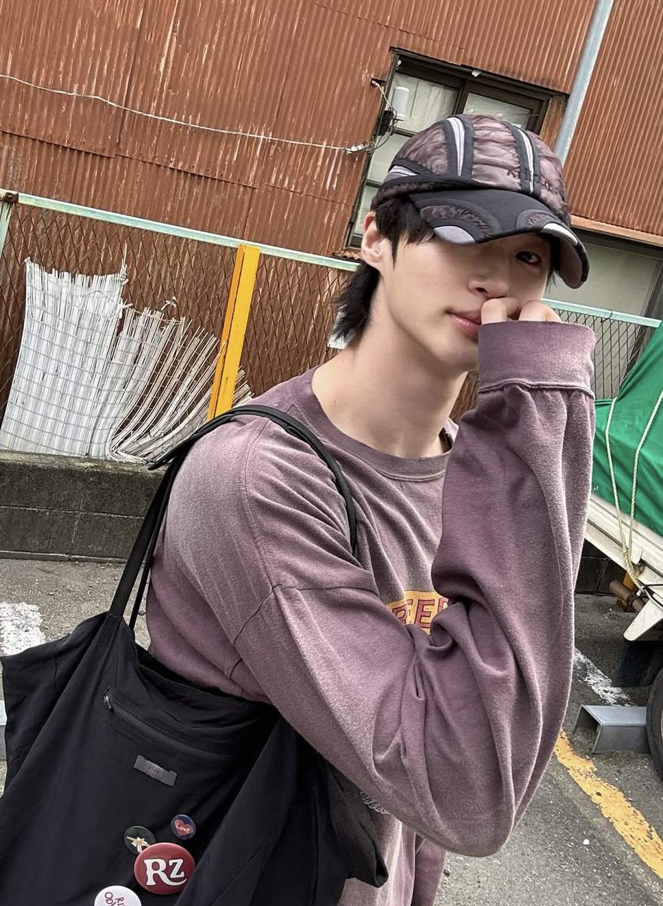 Recent activity shot of Byeon Wooseok