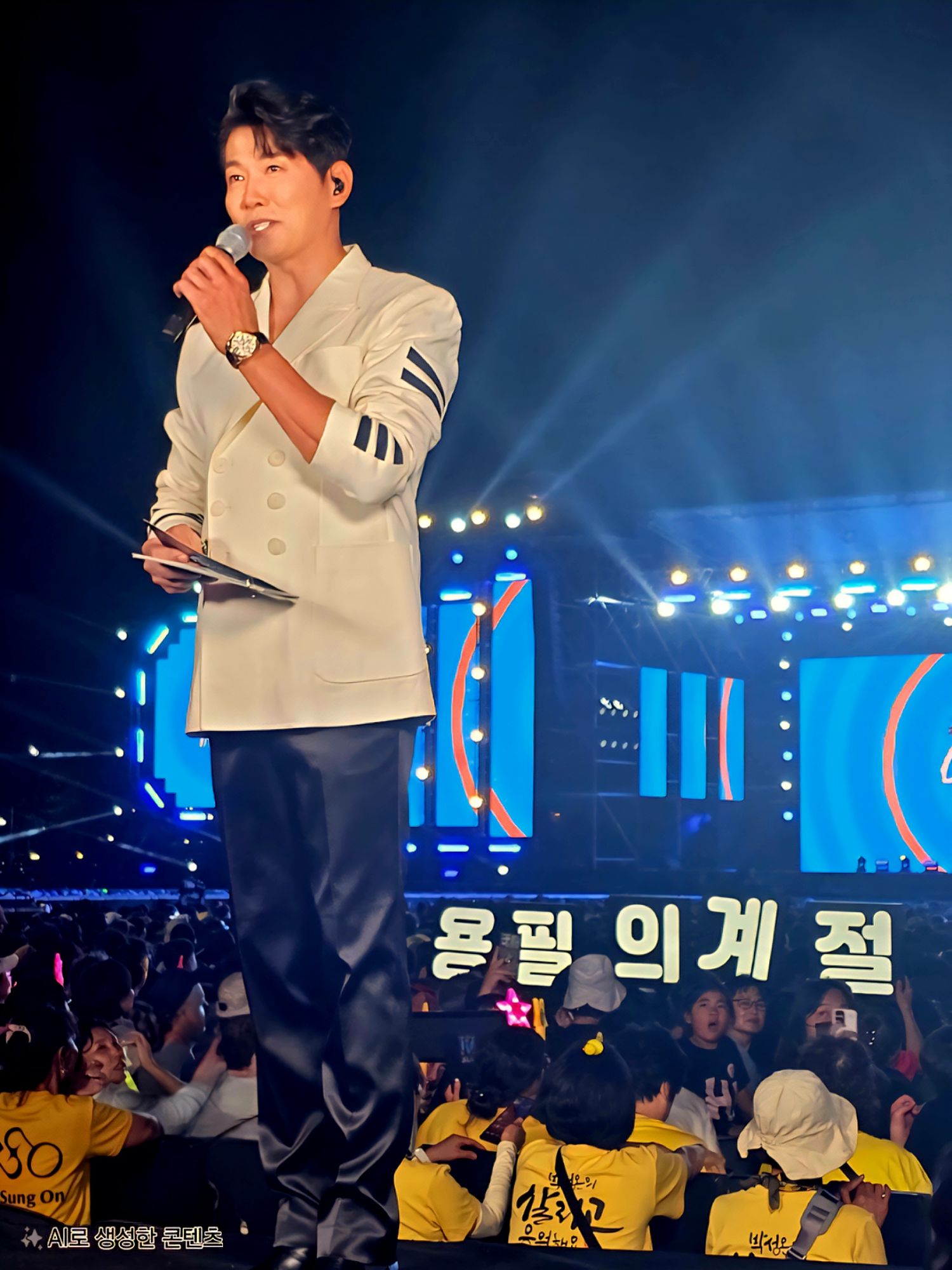 Behind-the-scenes cut of Kim Yongpil