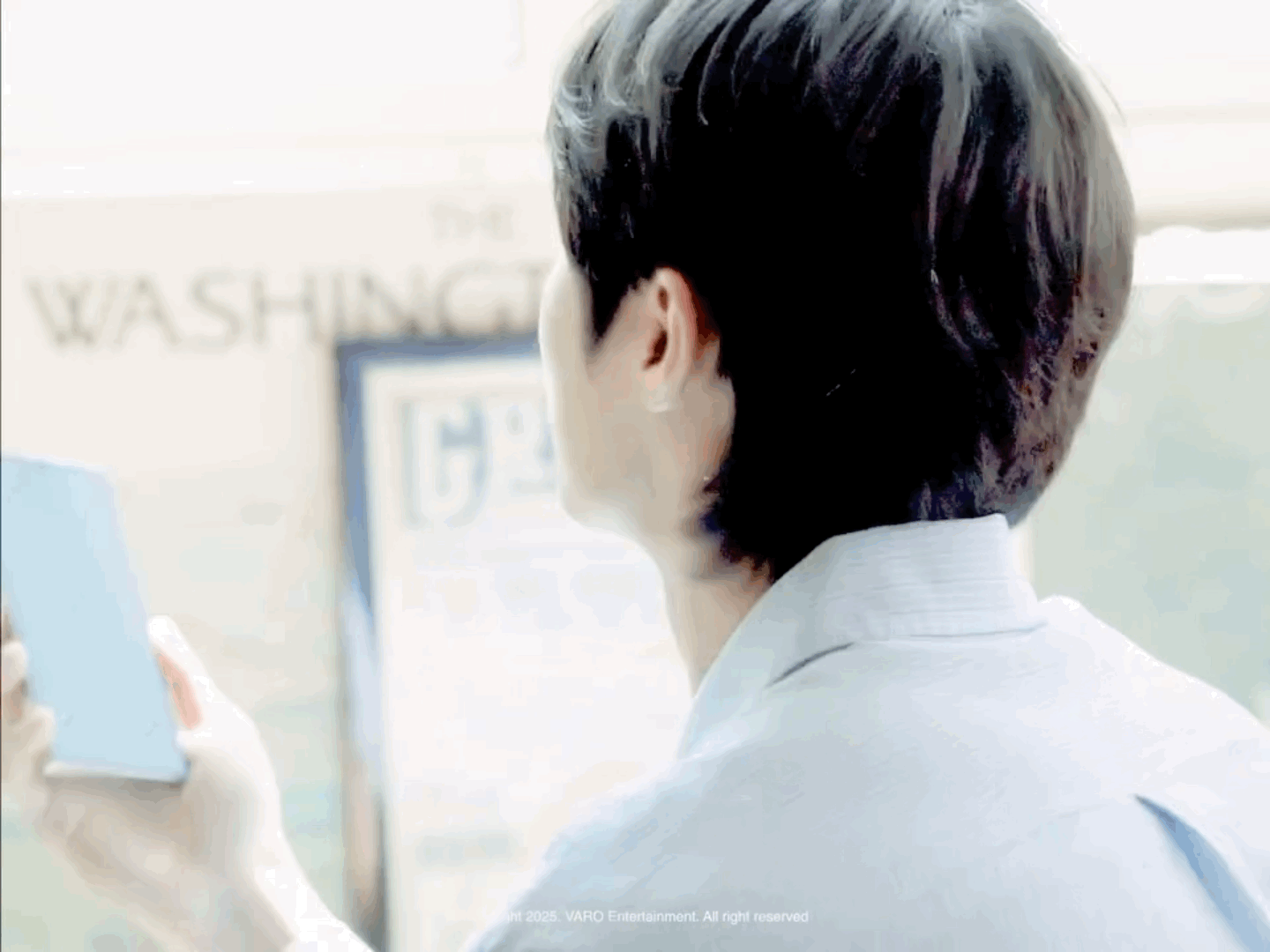 A moment captured by a fan of Byeon Wooseok