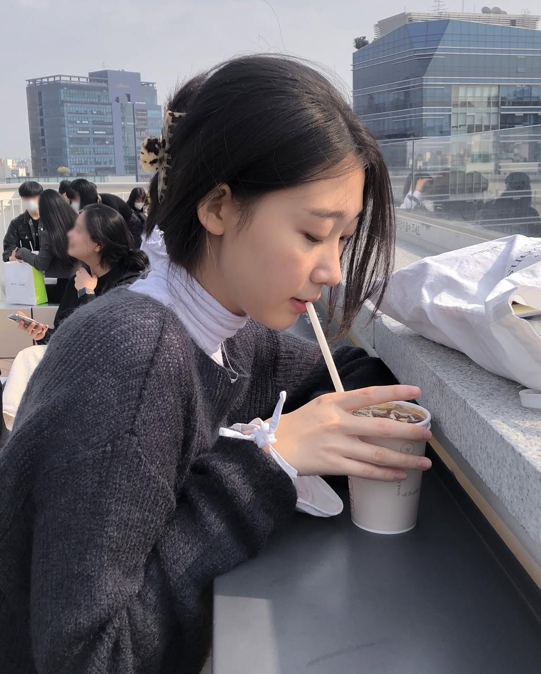 A moment captured by a fan of Han Yeji