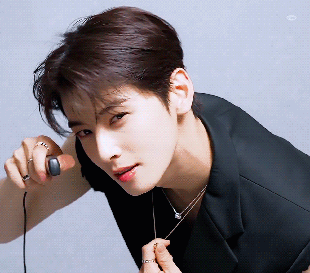 A moment captured by a fan of Cha Eunwoo