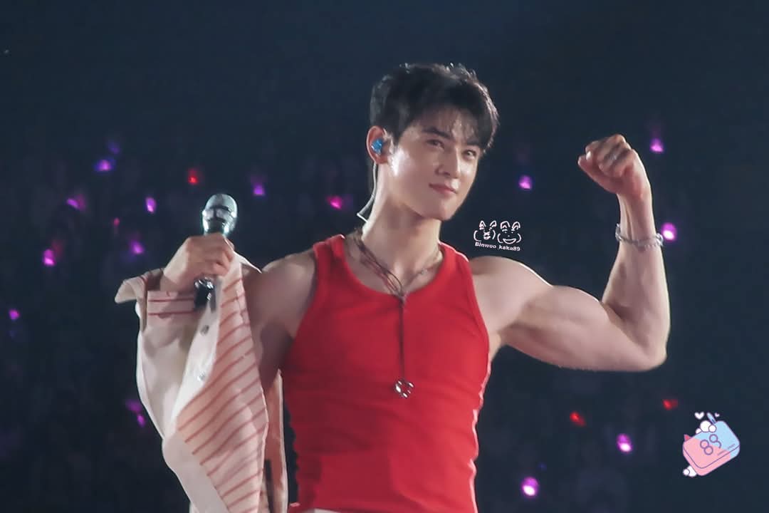 Recent activity shot of Cha Eunwoo