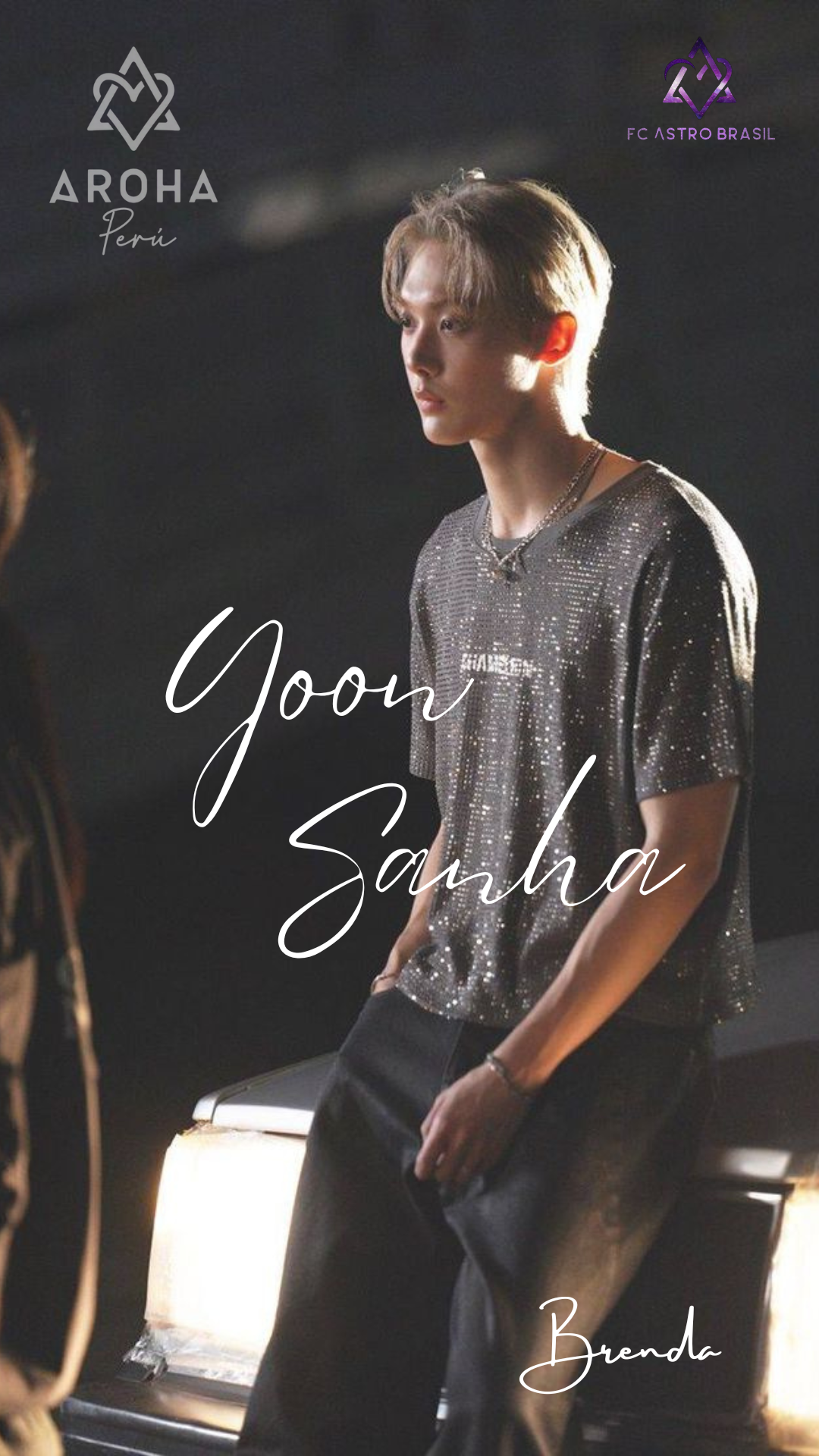 Special wallpaper made by Yoon Sanha's fans