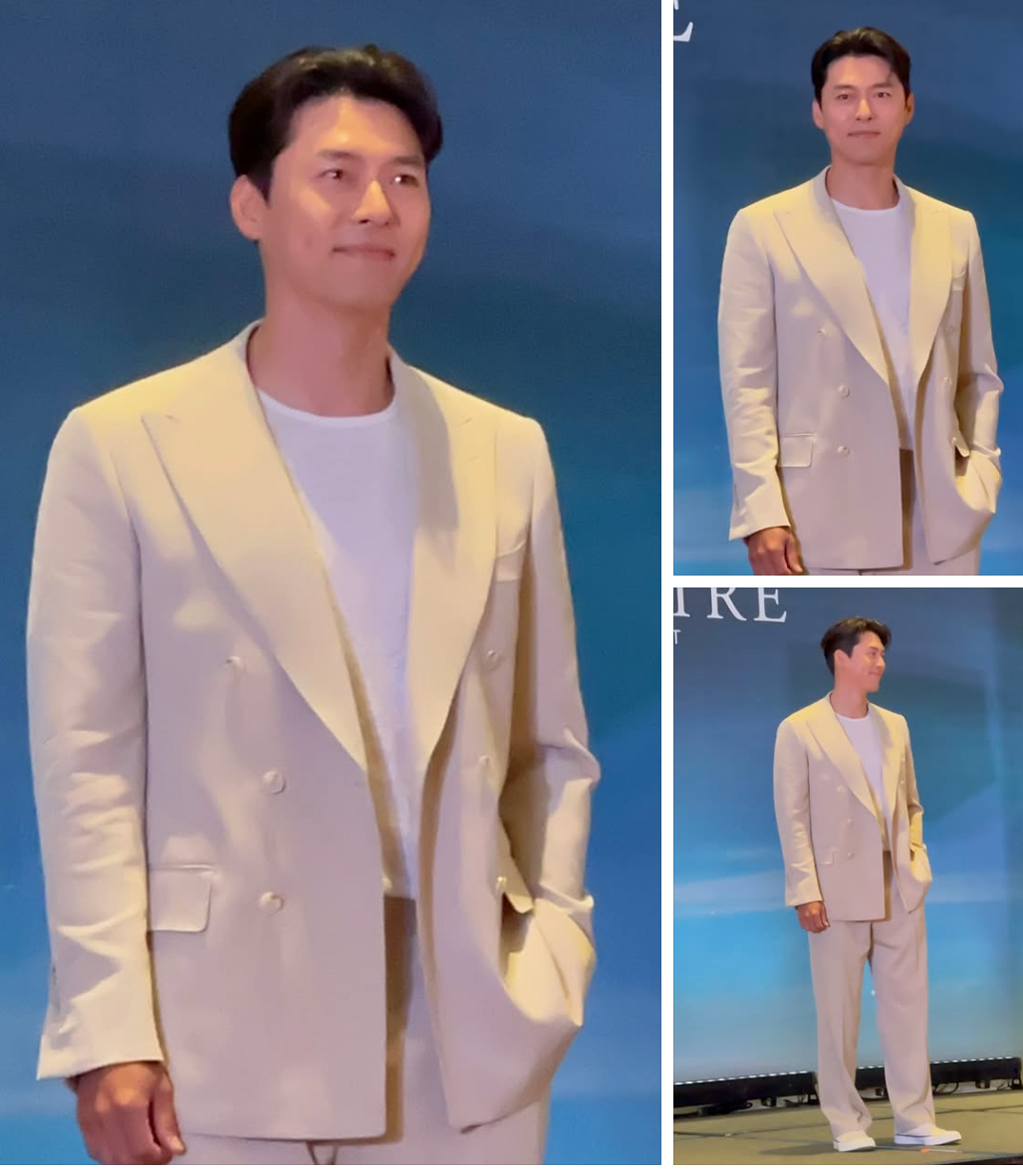 A moment captured by a fan of Hyun Bin