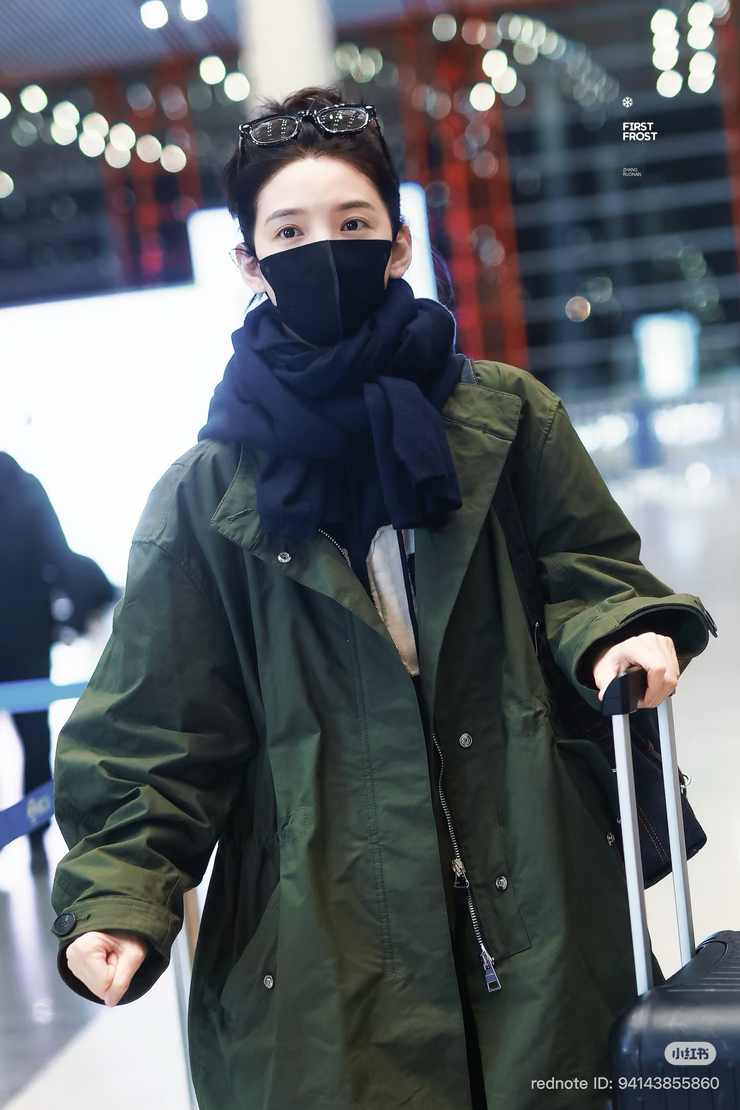 A moment captured by a fan of Zhang Ruonan