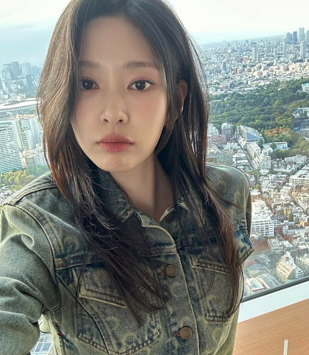 A moment captured by a fan of Kim Minju
