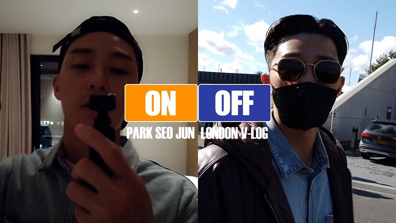 Behind-the-scenes cut of Park Seojoon