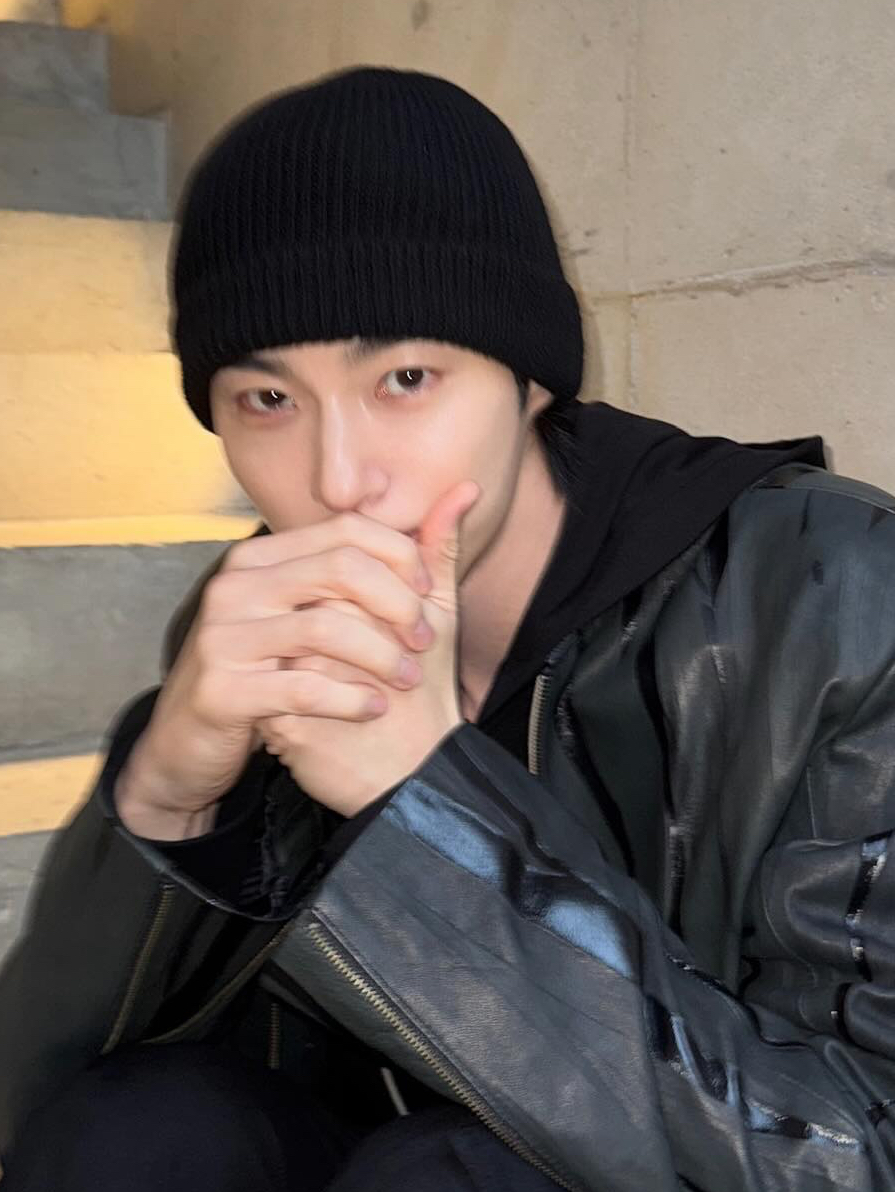 Recent activity shot of Byeon Wooseok