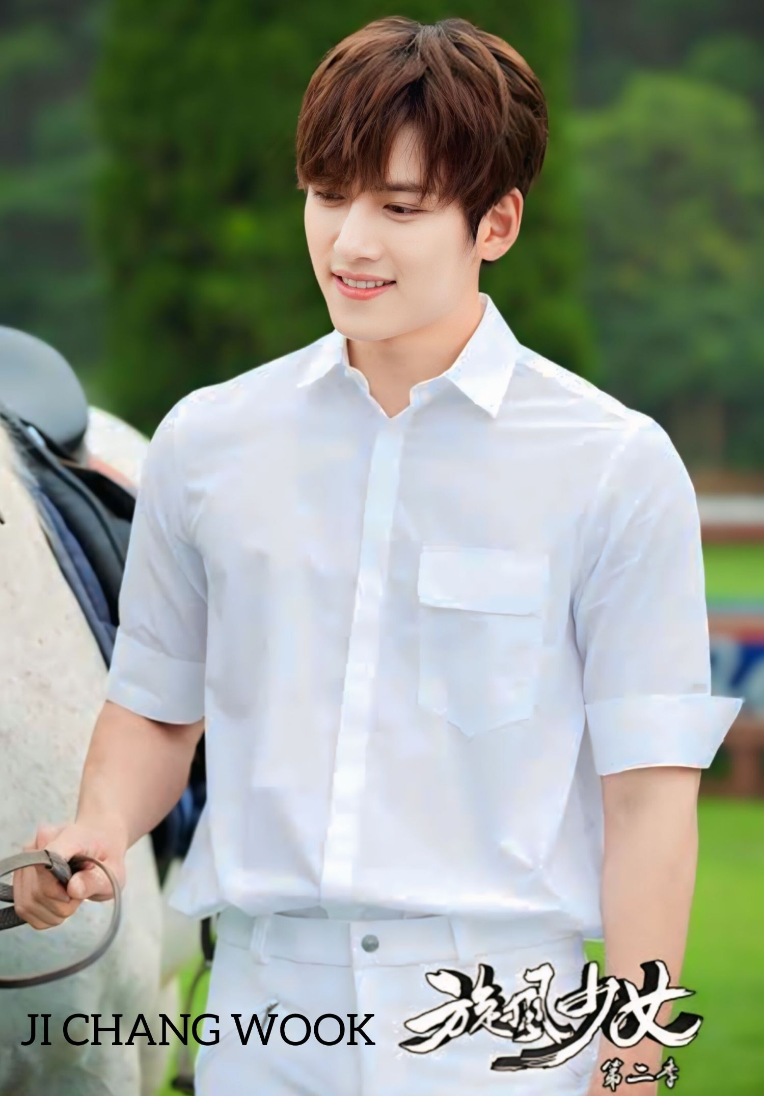 Behind-the-scenes cut of Ji Changwook