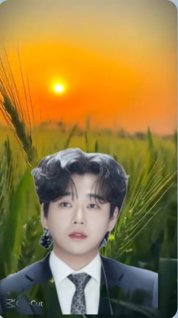 Special wallpaper made by Hwang Youngwoong's fans