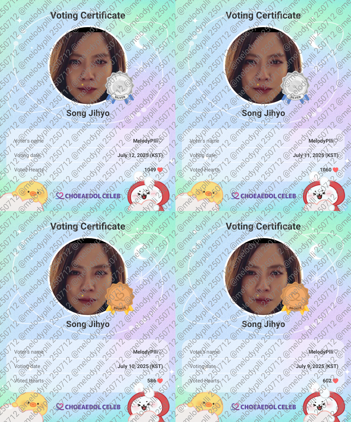 Behind-the-scenes cut of Song Jihyo