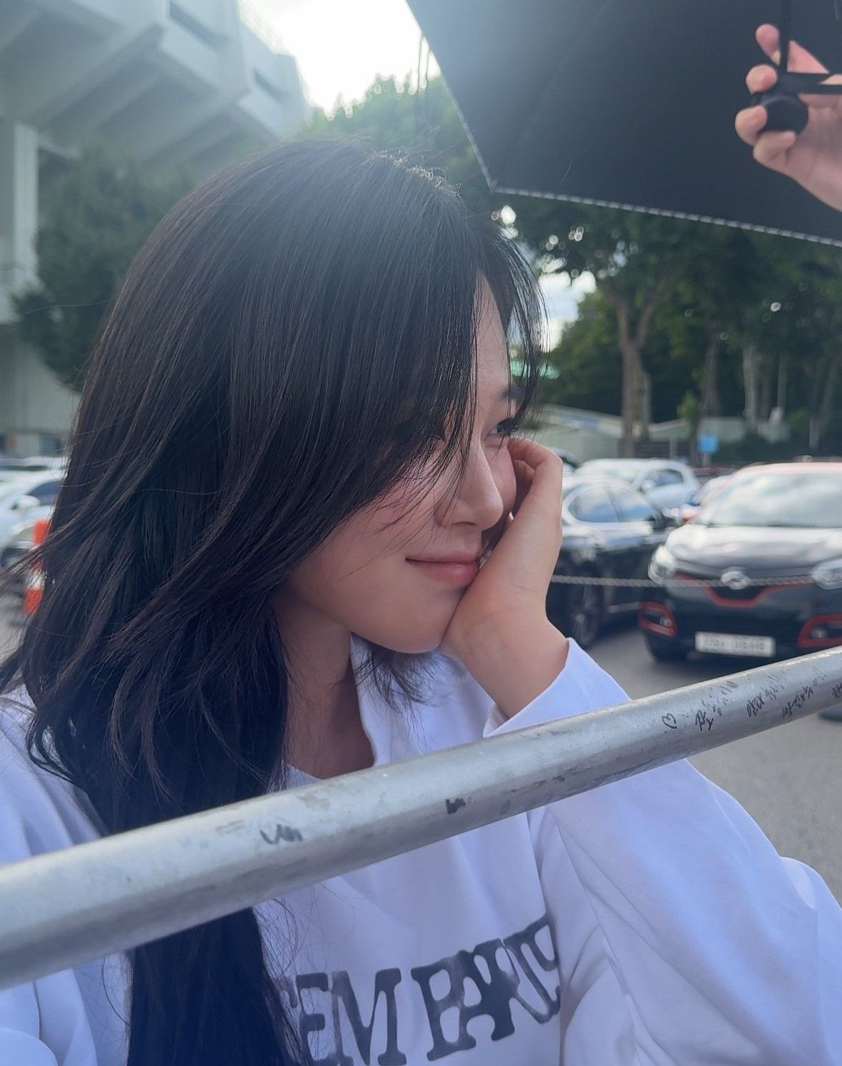 A moment captured by a fan of Kim Hyeongseo (BIBI)